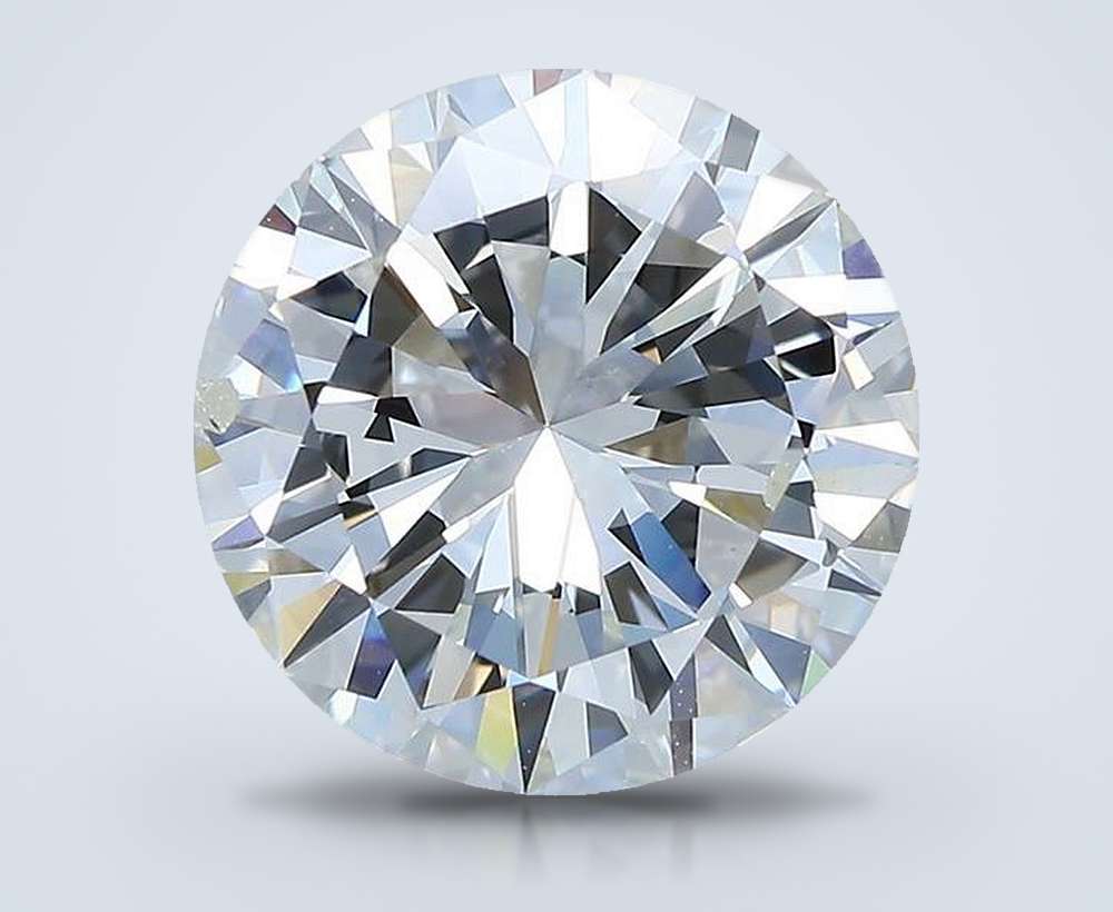 4.03ct H SI1 Good Cut Round Diamond