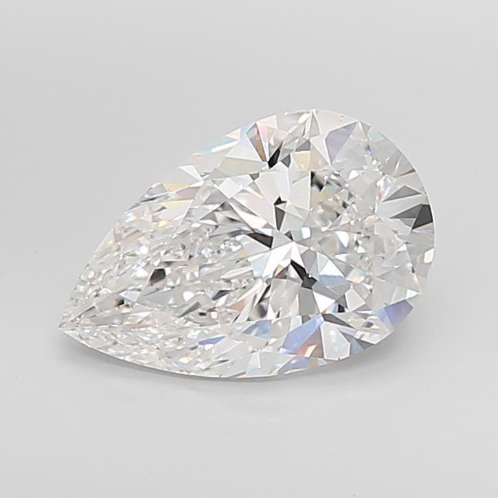 5.52ct E VS1 Rare Carat Ideal Cut Pear Lab Grown Diamond