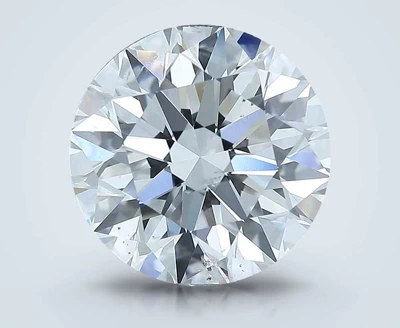 3.01ct D SI2 Rare Carat Ideal Cut Round Diamond