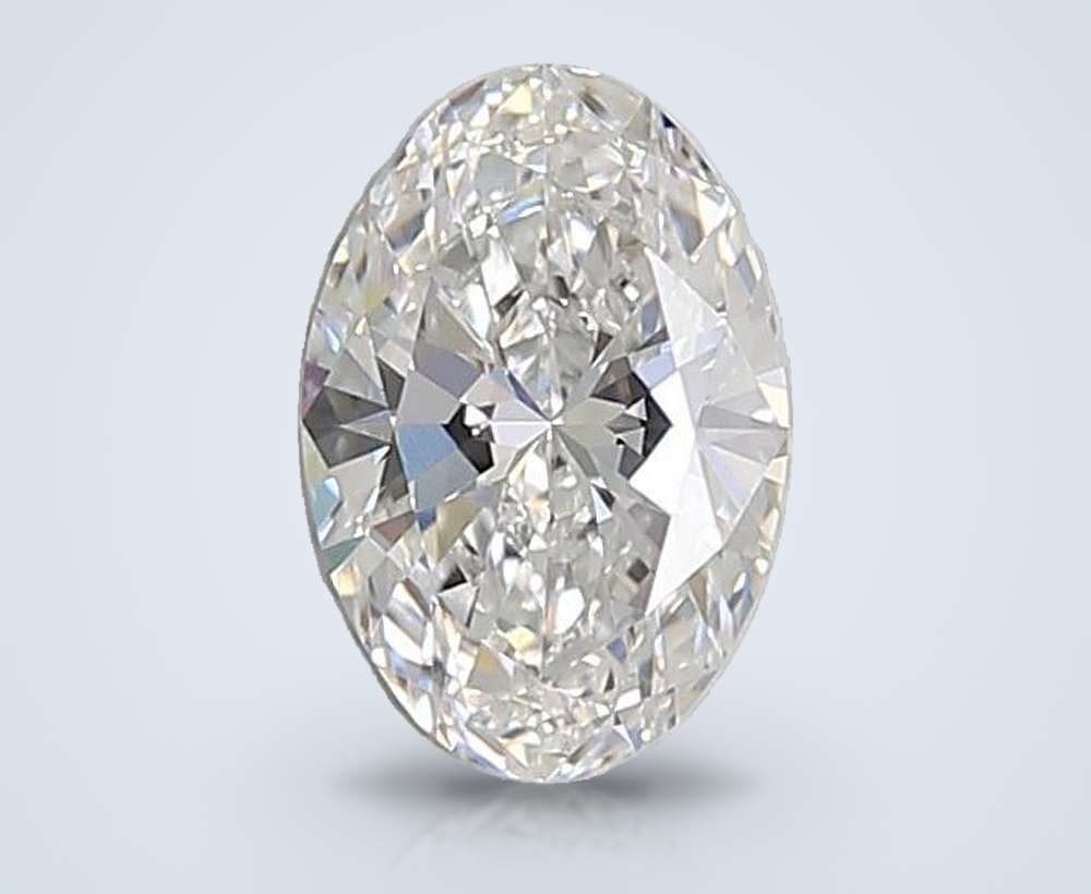 0.90ct E VS1 Rare Carat Ideal Cut Oval Lab Grown Diamond