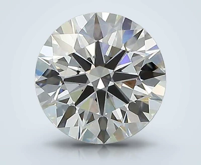 4.01ct D VS2 Rare Carat Ideal Cut Round Lab Grown Diamond