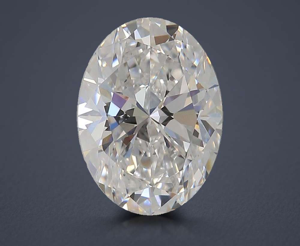1.02ct D VVS2 Rare Carat Ideal Cut Oval Lab Grown Diamond