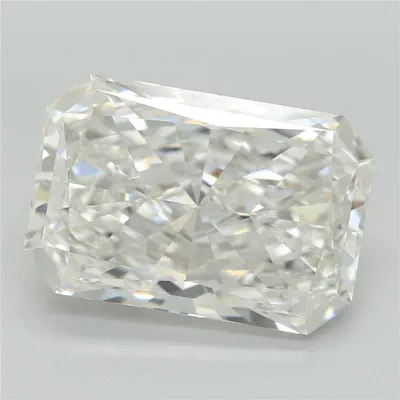 10.25ct F VVS2 Rare Carat Ideal Cut Radiant Lab Grown Diamond