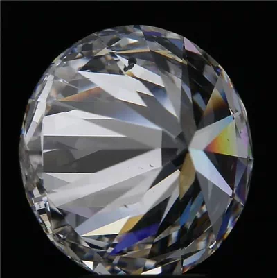 3.26ct E SI2 Rare Carat Ideal Cut Round Diamond
