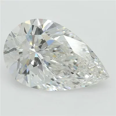 2.10ct G VVS2 Rare Carat Ideal Cut Pear Lab Grown Diamond