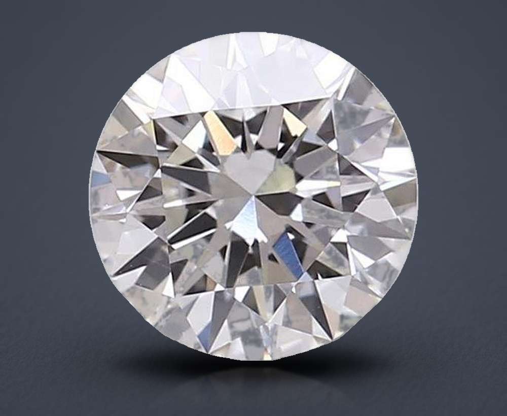 2.08ct H VS1 Excellent Cut Round Lab Grown Diamond