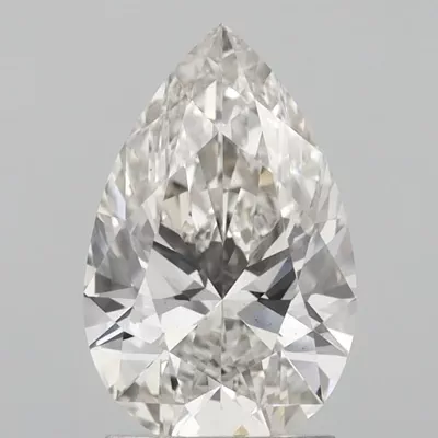 2.01ct H VS1 Rare Carat Ideal Cut Pear Lab Grown Diamond