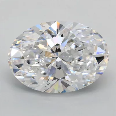 3.07ct D VS1 Rare Carat Ideal Cut Oval Lab Grown Diamond