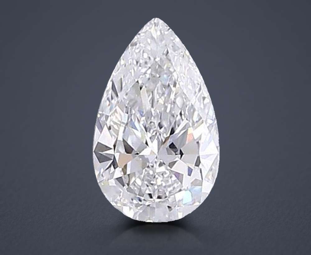 1.50ct E VS2 Very Good Cut Pear Lab Grown Diamond