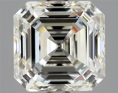 3.05ct J VVS2 Rare Carat Ideal Cut Asscher Diamond