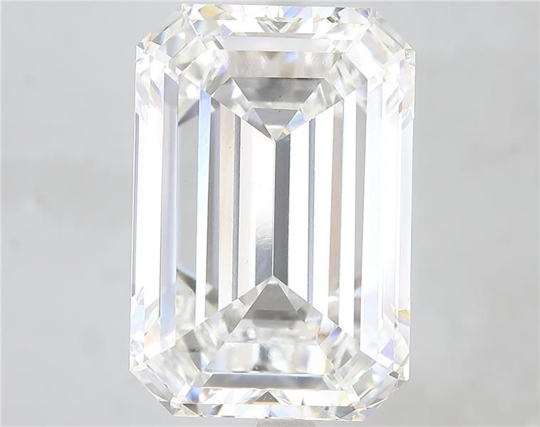 17.00ct F VS1 Rare Carat Ideal Cut Emerald Lab Grown Diamond