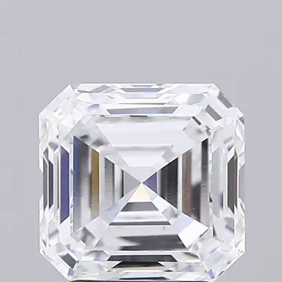 3.01ct D VS1 Very Good Cut Asscher Lab Grown Diamond