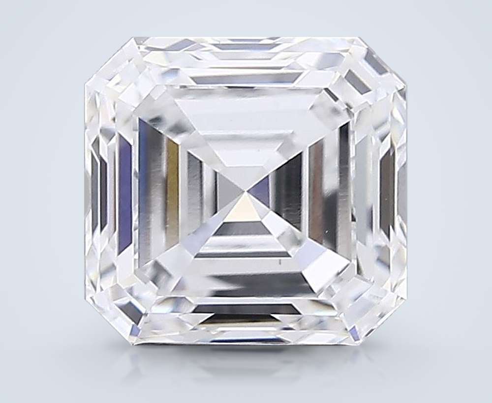 3.01ct D VS1 Very Good Cut Asscher Lab Grown Diamond