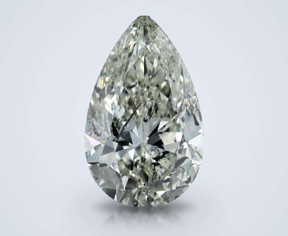 1.55ct I SI2 Rare Carat Ideal Cut Pear Diamond