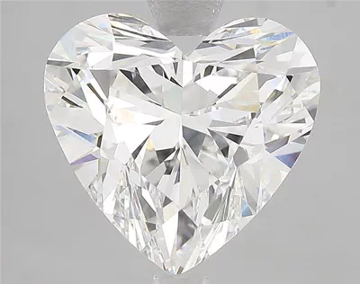 5.02ct E VS2 Rare Carat Ideal Cut Heart Lab Grown Diamond
