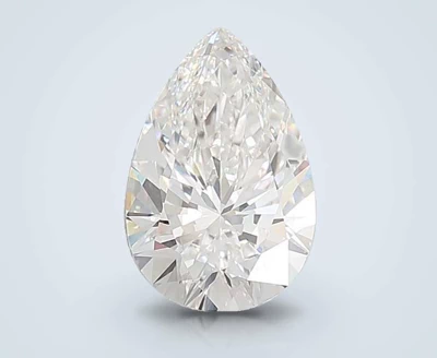 7.01ct E VVS2 Rare Carat Ideal Cut Pear Lab Grown Diamond