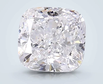 2.13ct D VVS2 Rare Carat Ideal Cut Cushion Lab Grown Diamond