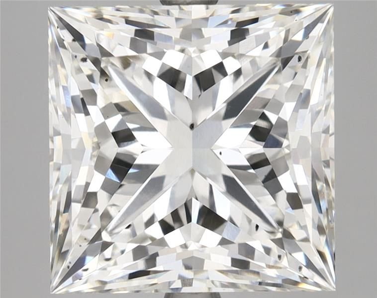 7.80ct G SI1 Rare Carat Ideal Cut Princess Lab Grown Diamond