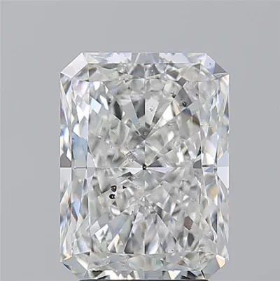 3.50ct F SI2 Rare Carat Ideal Cut Radiant Diamond