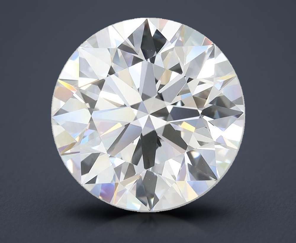 4.06ct D VVS1 Rare Carat Ideal Cut Round Lab Grown Diamond