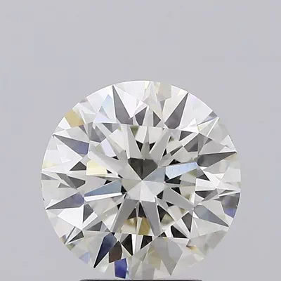 3.04ct J VS1 Rare Carat Ideal Cut Round Lab Grown Diamond