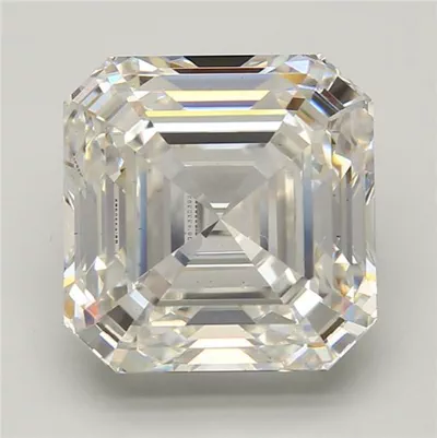 11.03ct F VS2 Rare Carat Ideal Cut Asscher Lab Grown Diamond