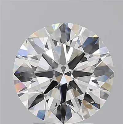 3.31ct G SI2 Rare Carat Ideal Cut Round Diamond