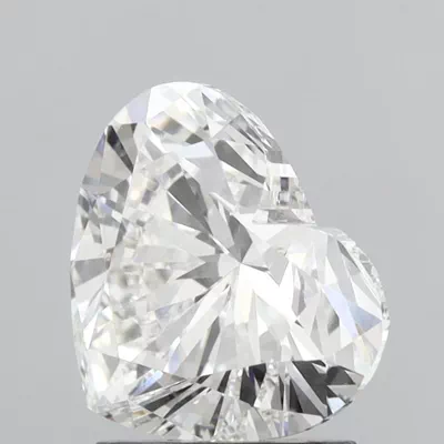 2.03ct F VVS2 Rare Carat Ideal Cut Heart Lab Grown Diamond