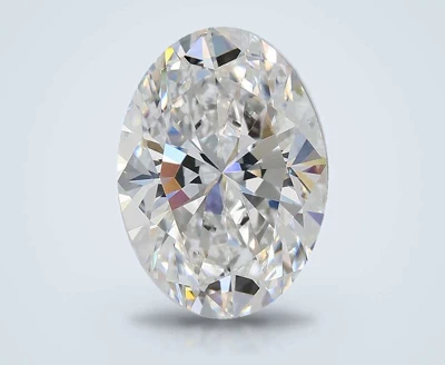 2.08ct D VVS2 Rare Carat Ideal Cut Oval Lab Grown Diamond