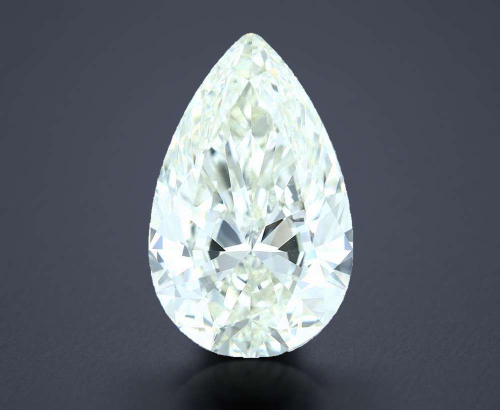 5.11ct I VS1 Rare Carat Ideal Cut Pear Diamond