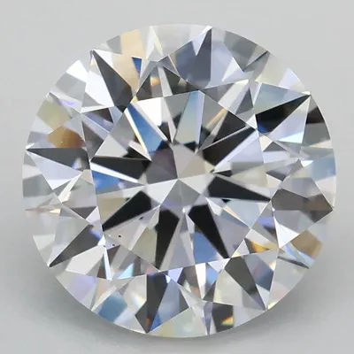3.02ct D VS1 Rare Carat Ideal Cut Round Lab Grown Diamond