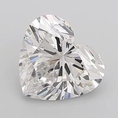 6.07ct F VVS2 Rare Carat Ideal Cut Heart Lab Grown Diamond