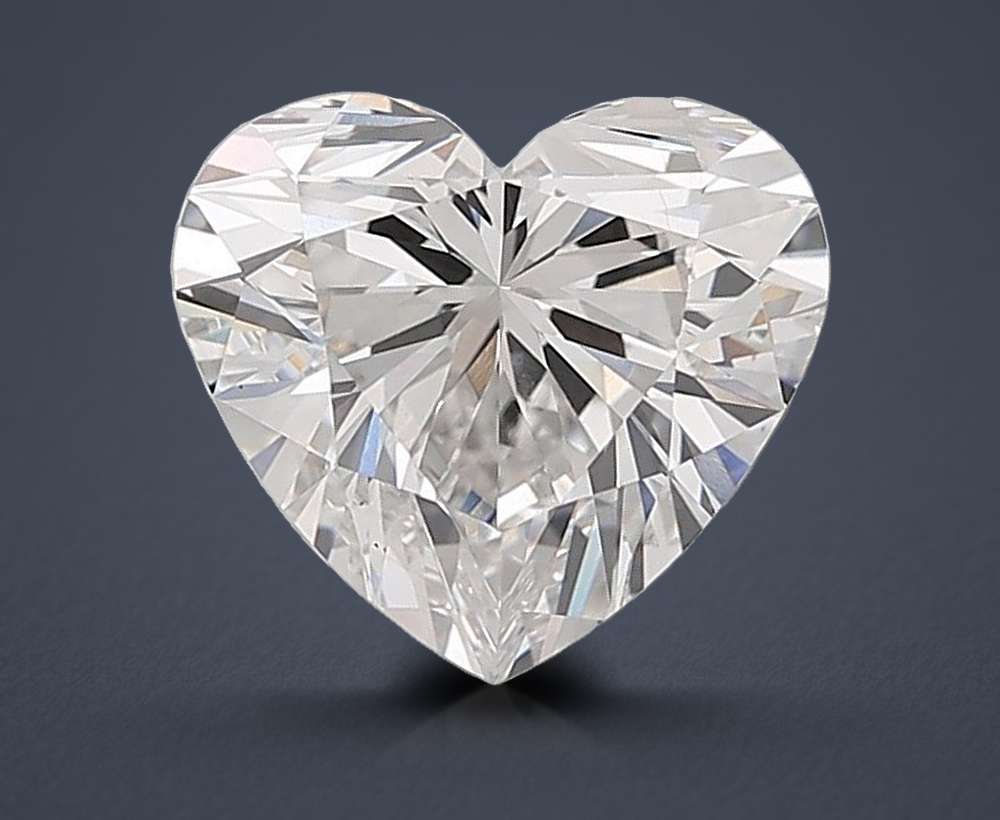 6.07ct F VVS2 Rare Carat Ideal Cut Heart Lab Grown Diamond