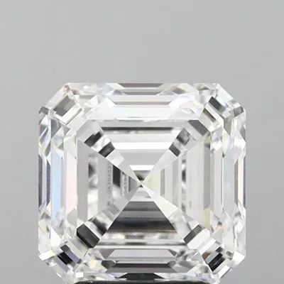 4.23ct D VS1 Very Good Cut Asscher Lab Grown Diamond