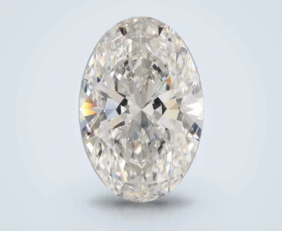 10.09ct F VVS2 Rare Carat Ideal Cut Oval Lab Grown Diamond