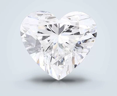6.08ct E VVS2 Rare Carat Ideal Cut Heart Lab Grown Diamond