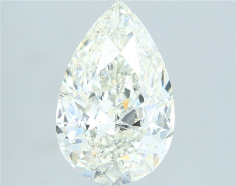 3.08ct H SI2 Rare Carat Ideal Cut Pear Diamond