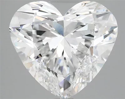 5.23ct E VS1 Rare Carat Ideal Cut Heart Lab Grown Diamond