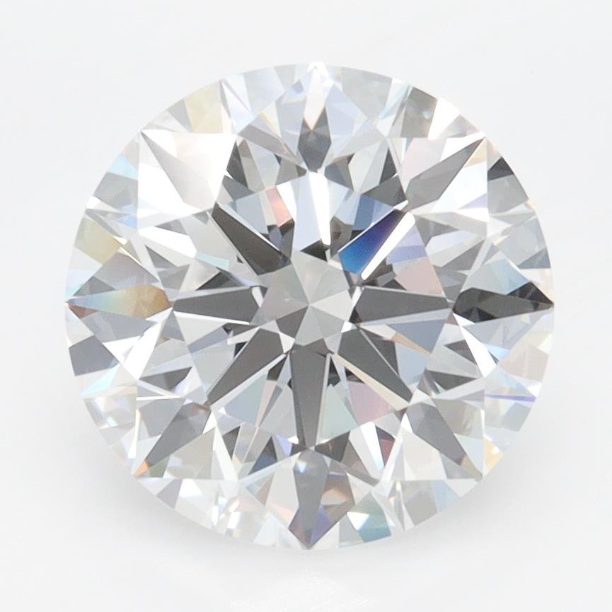3.30ct D VVS1 Rare Carat Ideal Cut Round Lab Grown Diamond