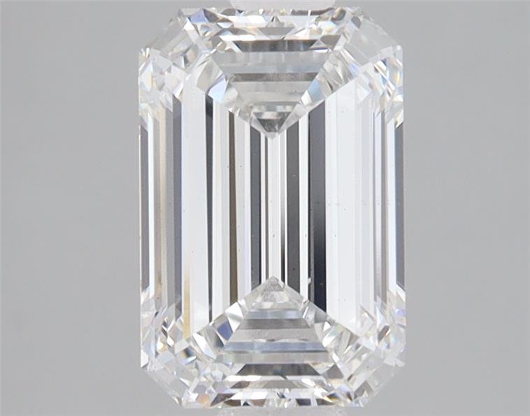 2.06ct D VS1 Rare Carat Ideal Cut Emerald Lab Grown Diamond