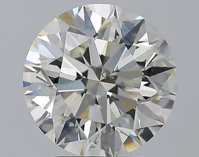 3.51ct J SI1 Excellent Cut Round Diamond