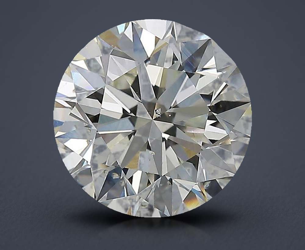3.51ct J SI1 Excellent Cut Round Diamond
