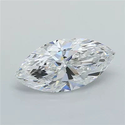 2.01ct D VVS2 Rare Carat Ideal Cut Marquise Lab Grown Diamond
