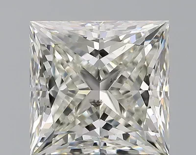 1.90ct J SI1 Rare Carat Ideal Cut Princess Diamond