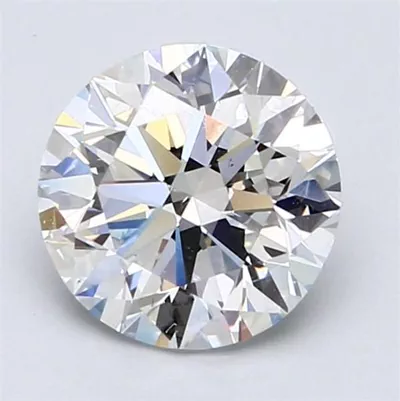 2.01ct F SI1 Rare Carat Ideal Cut Round Diamond