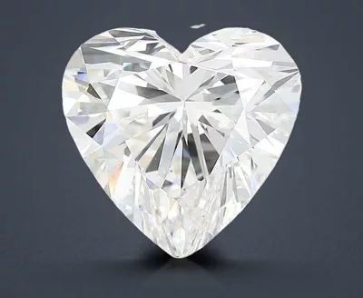6.22ct E VVS2 Rare Carat Ideal Cut Heart Lab Grown Diamond