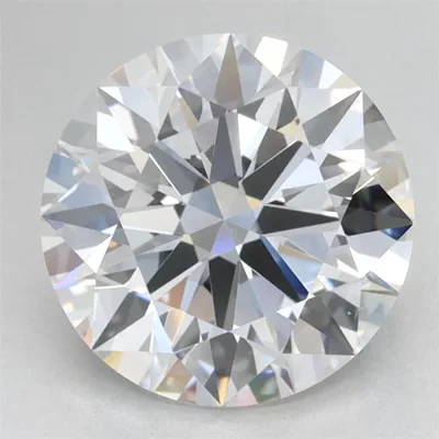 2.72ct D VVS1 Rare Carat Ideal Cut Round Lab Grown Diamond