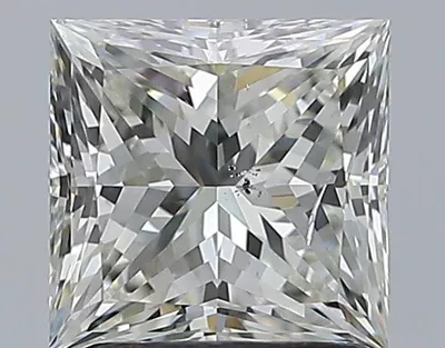 1.71ct J SI2 Rare Carat Ideal Cut Princess Diamond