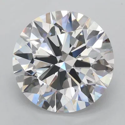 3.03ct D FL Rare Carat Ideal Cut Round Lab Grown Diamond