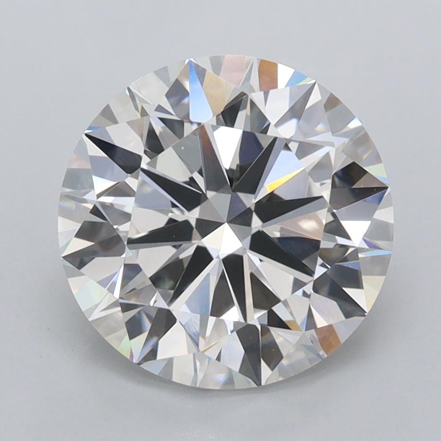 3.01ct F VVS2 Excellent Cut Round Lab Grown Diamond